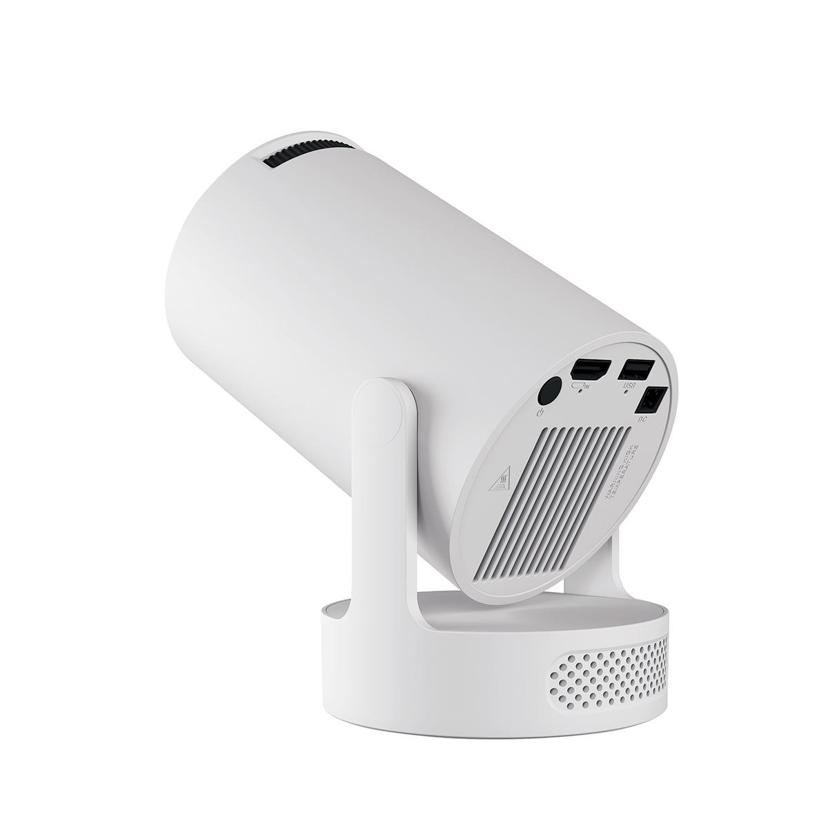 HY300 Pro+ tagumine vaade ühenduste ja ventilatsiooniga